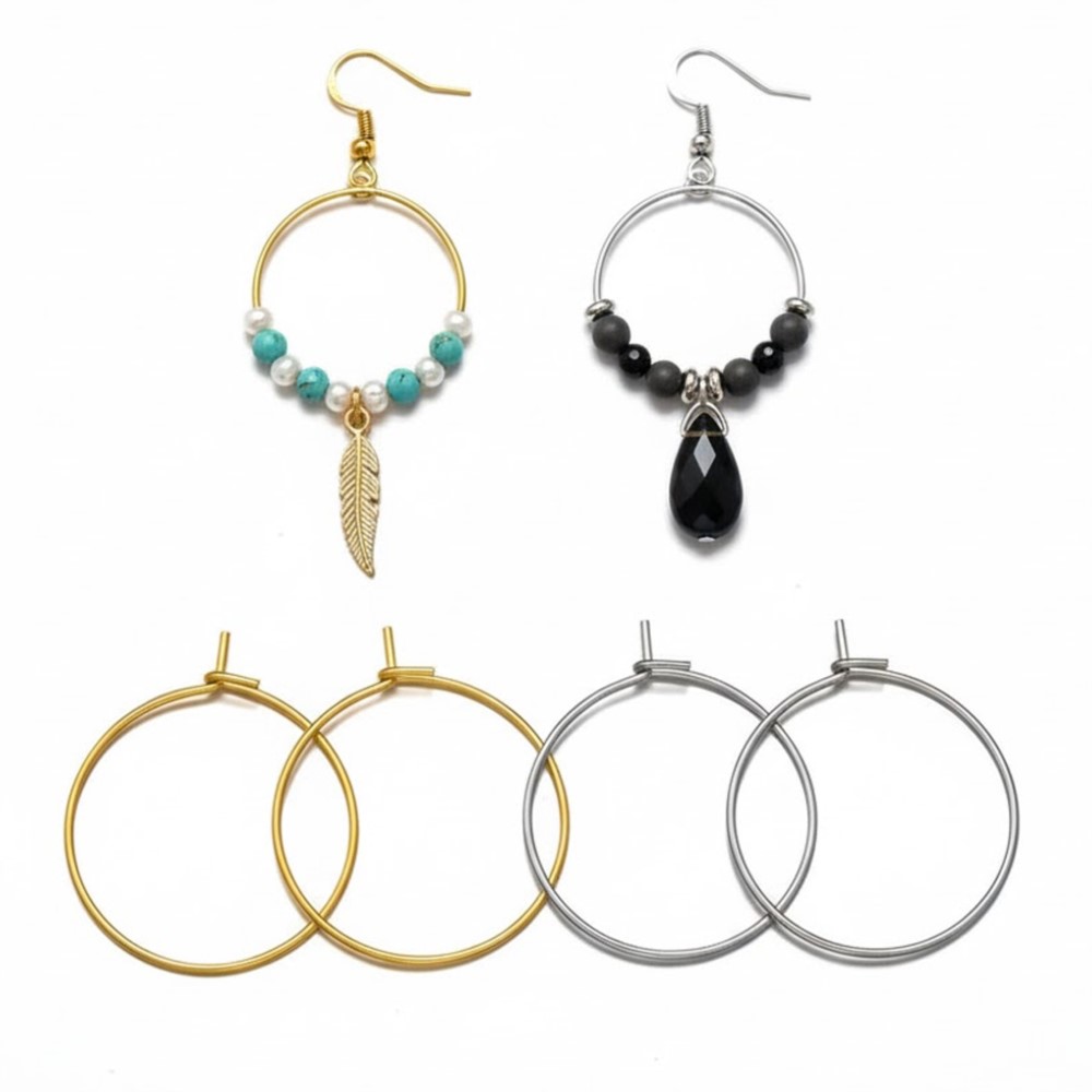 Jewelry Making Wire - 50個入り 316ステンレス鋼 15 20 30 40mm