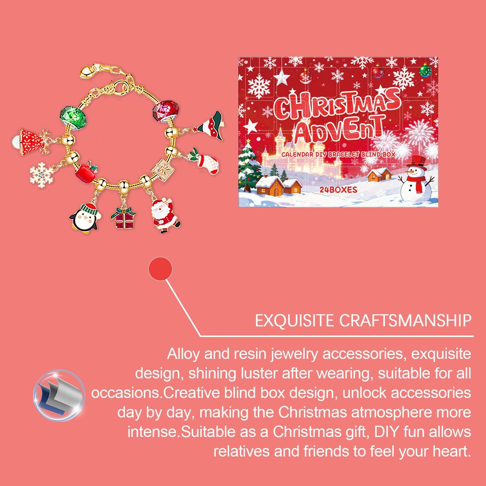Jewelry Making For Teens - ジュエリーカレンダー アドベント 24日間 ジュエリー作り カウントダウン チャーム