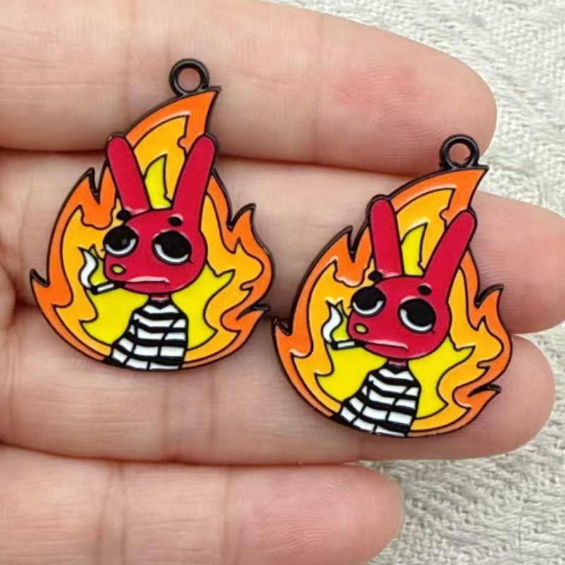 Jewelry Making Japan - 10個入り カートゥーンゲーム周辺機器チャーム エナメルチャーム ペンダント ジュエリー製作 ネックレス