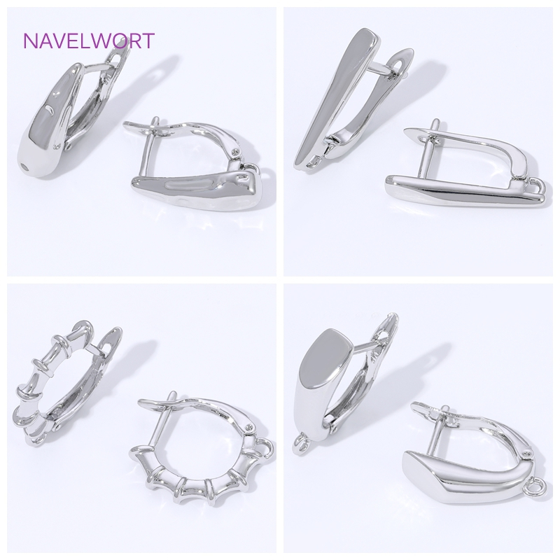Jewelry Making Wire - 18K ゴールドメッキの滑らかなイヤリングフック、イヤリング作成用のイヤーワイヤーファスナー、真鍮製イヤーワイヤーフック、DIY ジュエリー作成用品