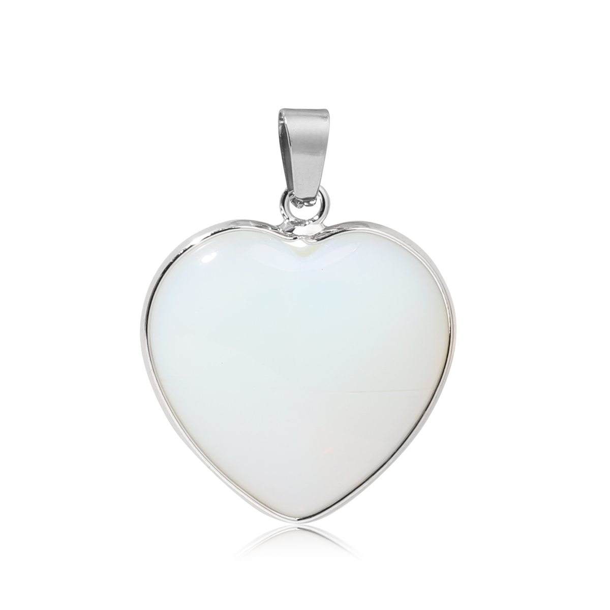 Jewelry Making Japan - 卸売 1pc アソートハート天然石チャームファッションペンダント 25 ミリメートルジュエリーアクセサリー作成用高品質