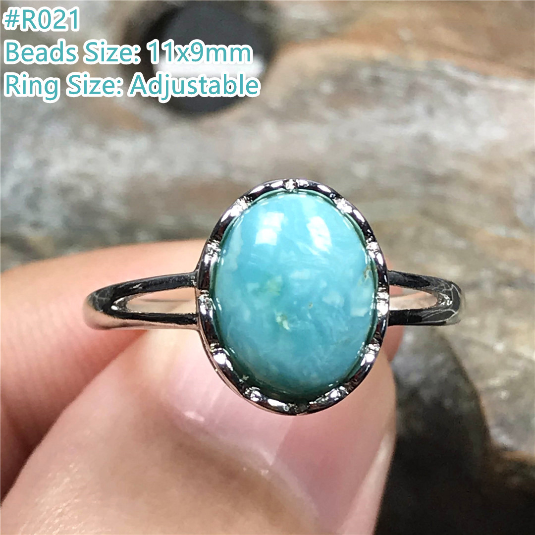 Ring Blank Adjustable - 女性と男性のための調節可能な天然ターコイズリング,癒しの愛の贈り物,クリスタルビーズ,シルバーストーン,宝石,女性のためのジュエリー,aaaa
