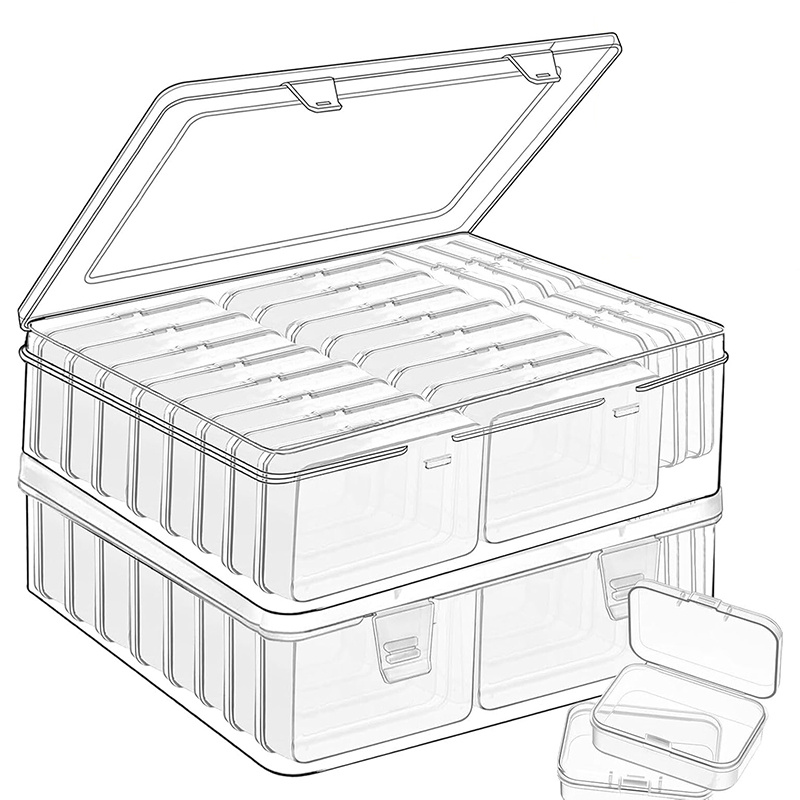 Jewelry Making Store - 22ピースビーズ収納セット — 多機能クラフトオーガナイザー — ジュエリーとブレスレット作り用の専用収納 —