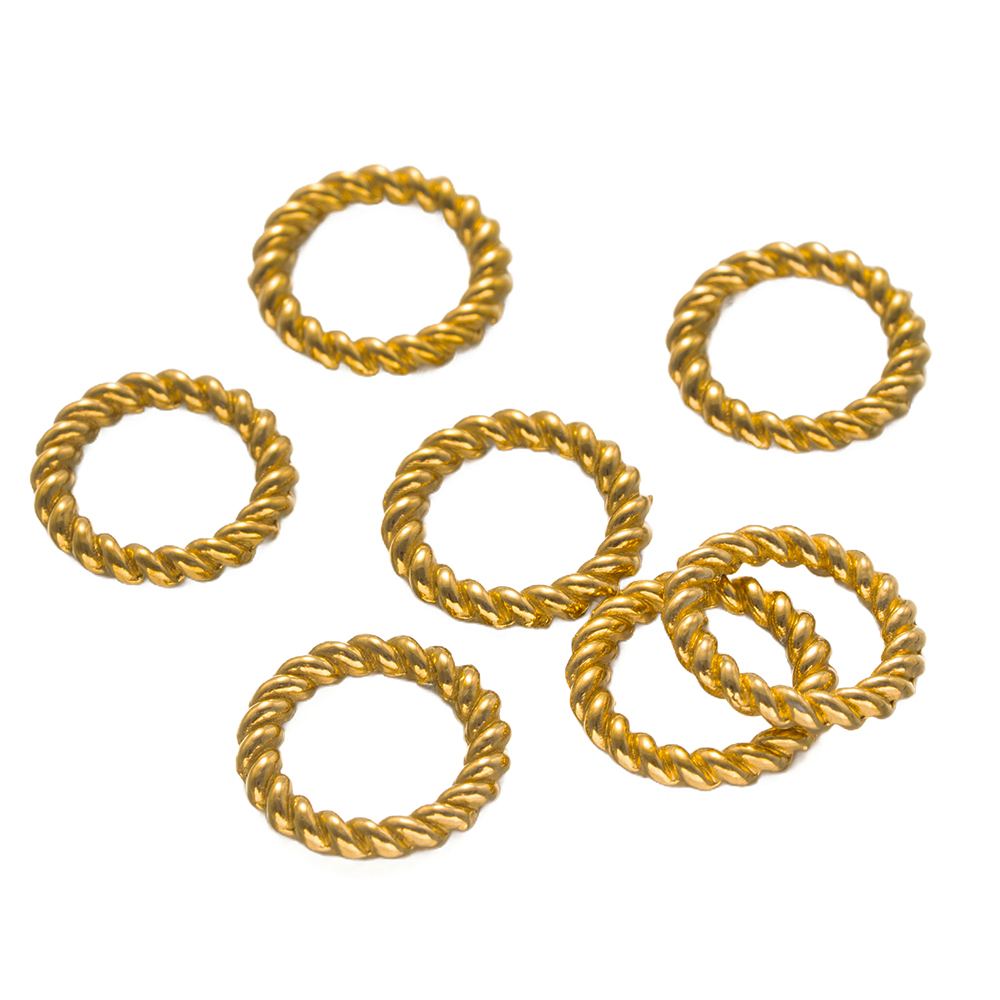 20 個ステンレス鋼ラウンドツイストスタイルクローズドリング - Jewelry Making Jump Rings のレビューと価格