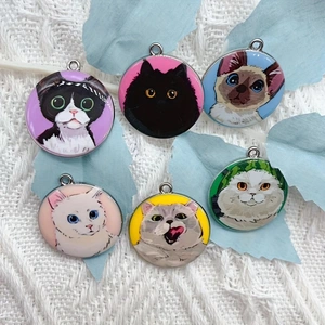 10 個漫画動物猫エナメルジュエリー作りかわいいぶら下げイヤ - Jewelry Making Earrings のレビューと価格