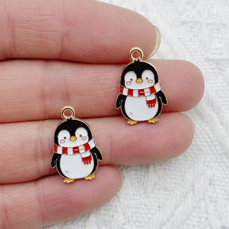 10 個漫画ペンギンパンダ DIY 韓国版キーホルダーペンダ - Jewelry Making Pendants のレビューと価格