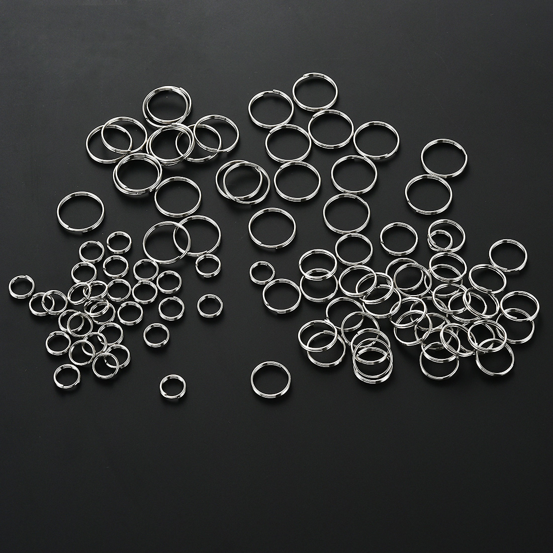 100 個ステンレス鋼ミニダブルオープン丸カン 6/8/10 - Jewelry Making Jump Rings のレビューと価格