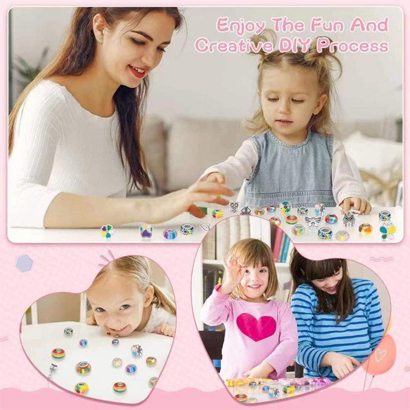 女の子のためのブレスレット作りキット,スタイリッシュなジュエ - Jewelry Making Kits For Kids のレビューと価格