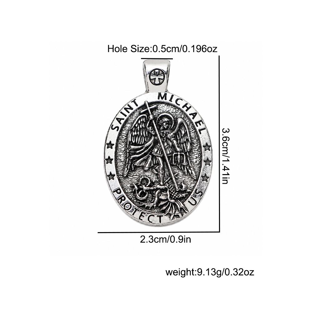 4 個ヴィンテージ聖ミカエル大天使メダルペンダントアンティー - Jewelry Making Michaels のレビューと価格