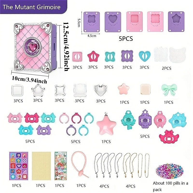 3Dステッカーメーカーキット DIYジュエリー製作マシン ア - Jewelry Making Kits For Kids のレビューと価格