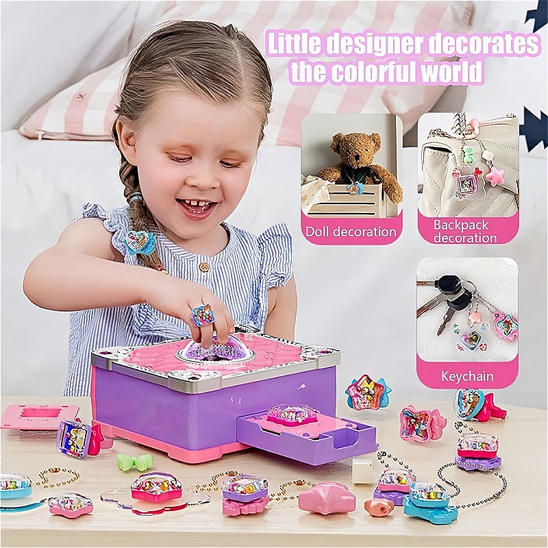 3Dステッカーメーカーキット DIYジュエリー製作マシン ア - Jewelry Making Kits For Kids のレビューと価格