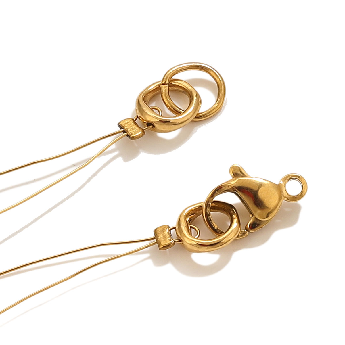 20個入り ステンレス製クラスプ エンドコネクター フック  - Jewelry Making Articles のレビューと価格