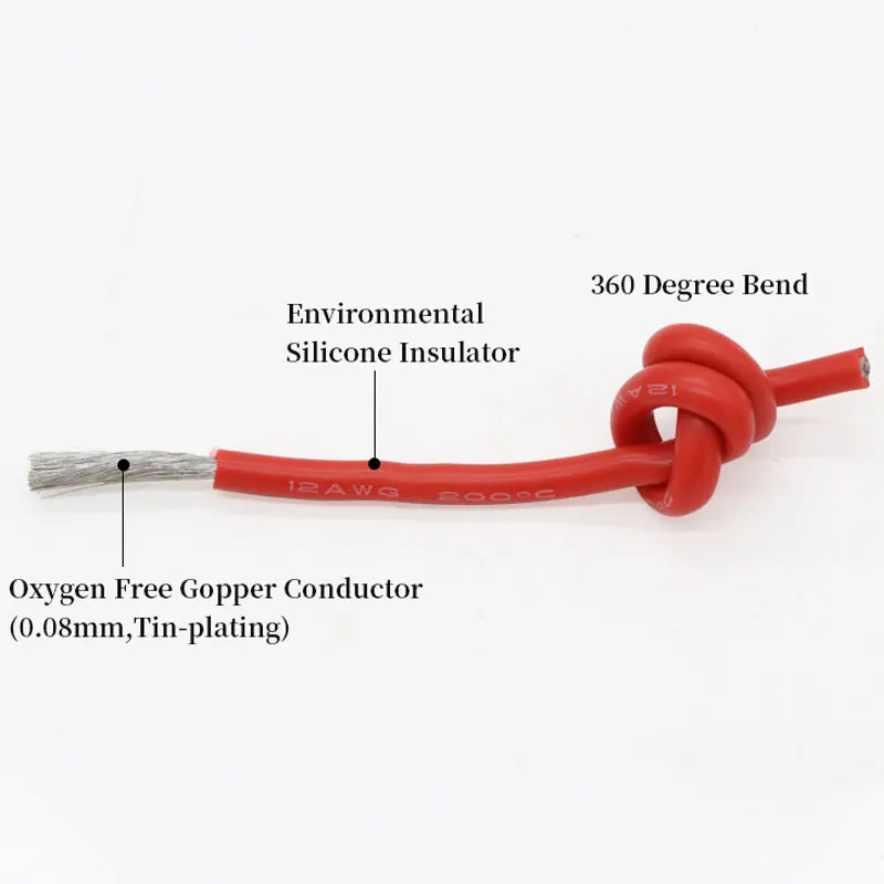 1M/5M 耐熱ケーブル 30 28 26 24 22 20 - Wire 22 Gauge Copper のレビューと価格