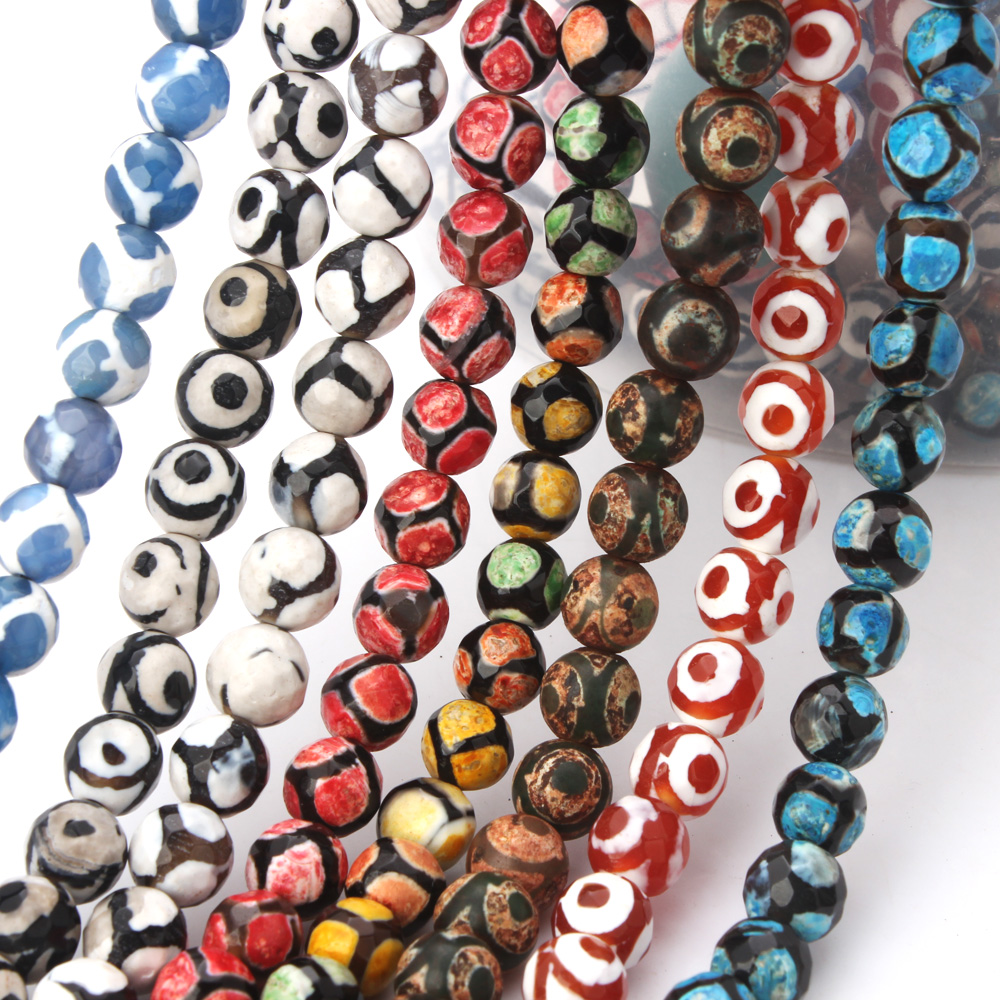 8 ミリメートル/ストリング天然石ファセット瑪瑙ラウンドビー - Jewelry Making With Stones のレビューと価格