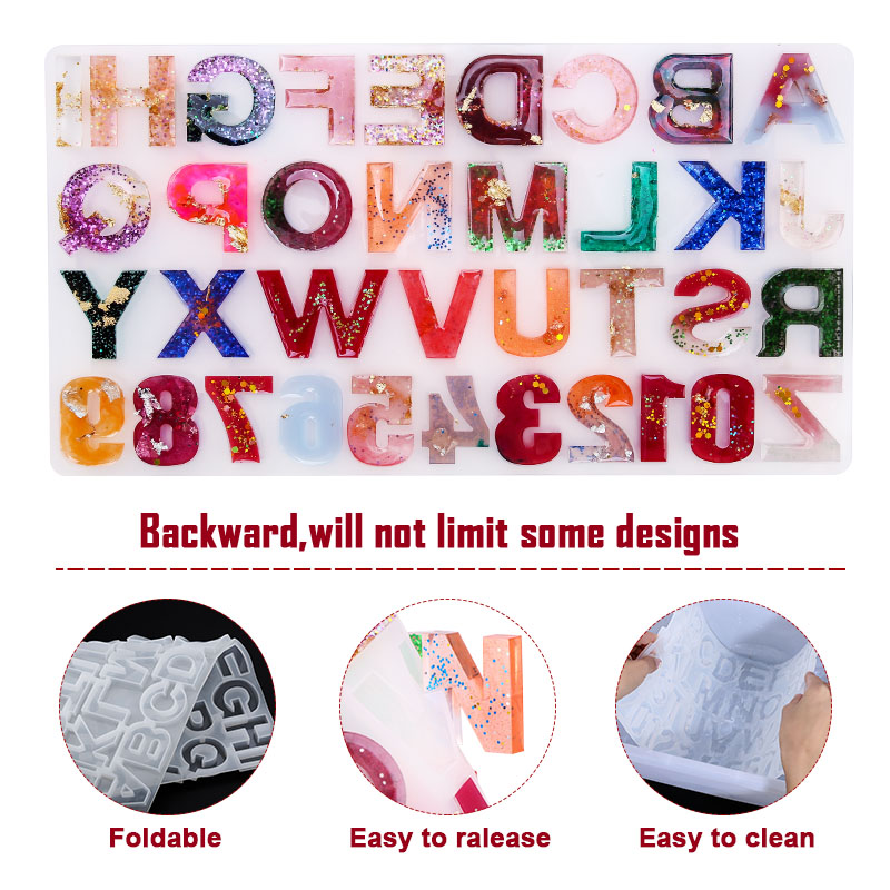 日曜大工のジュエリーを作るための成形金型,アルファベット,樹 - Jewelry Making Tutorials のレビューと価格