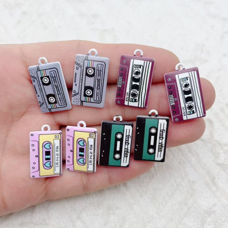 10個の合金ジュエリーアクセサリー、オイルドロッププリント磁 - Jewelry Making Jewelry のレビューと価格