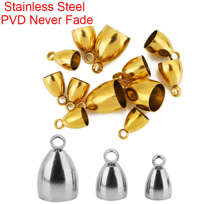 10個入りPVD加工ステンレス製留め金具、革紐用フック（5、 - Jewelry Making Name のレビューと価格