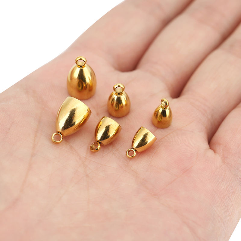 10個入りPVD加工ステンレス製留め金具、革紐用フック（5、 - Jewelry Making Name のレビューと価格
