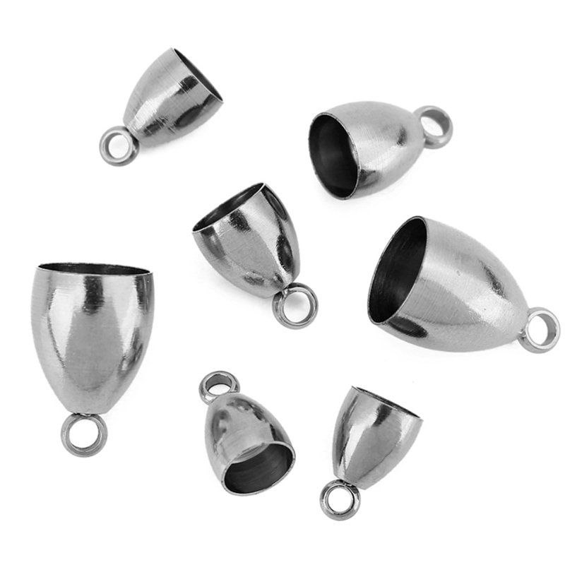 10個入りPVD加工ステンレス製留め金具、革紐用フック（5、 - Jewelry Making Name のレビューと価格