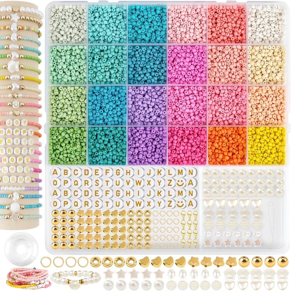 28+2グリッド ジュエリー製作 DIY ブレスレット＆スマ - Jewelry Making Kits For Kids のレビューと価格