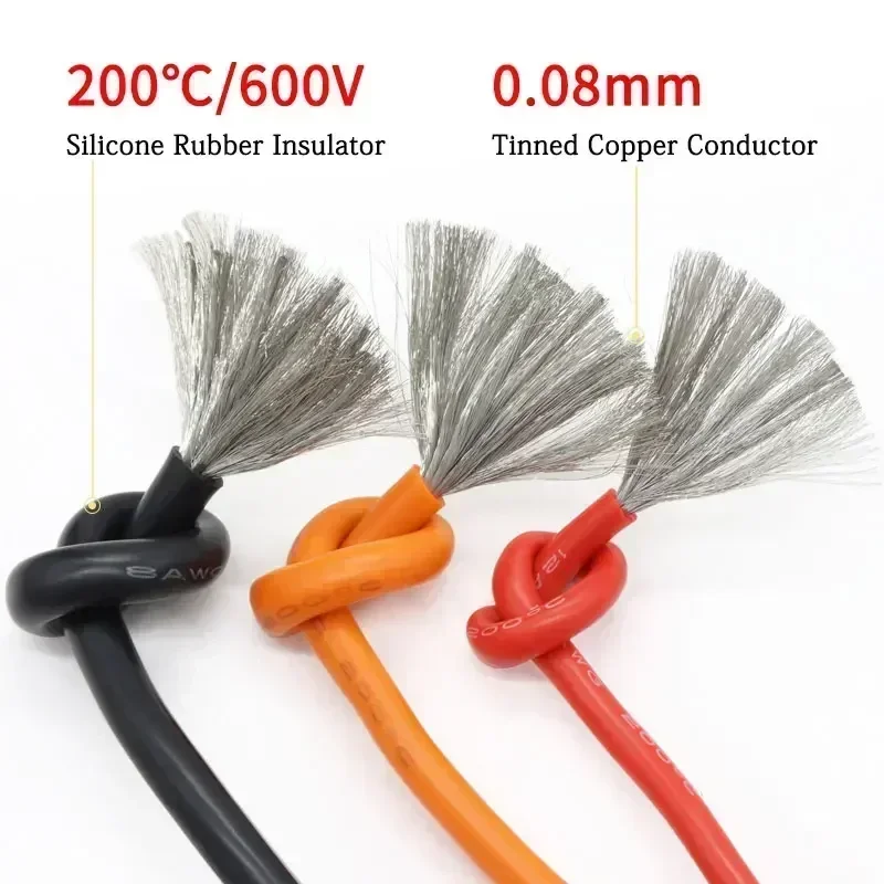 1 メートル/5 メートル超ソフトシリコンワイヤー高温柔軟な - Wire 22 Gauge Copper のレビューと価格