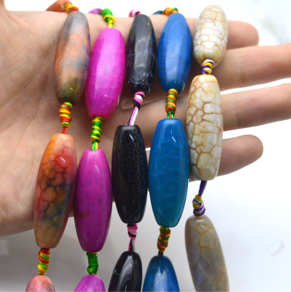 天然石の巻尺,大きな石,ビーズ付き,DIYジュエリー用,15 - Jewelry Making Store のレビューと価格
