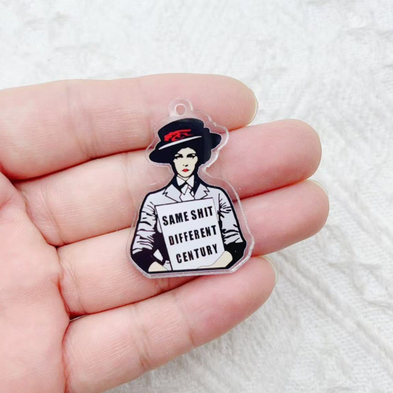 10 個のアクリルランナーアンガリッシュペンダント DIY  - Jewelry Making Jewelry のレビューと価格
