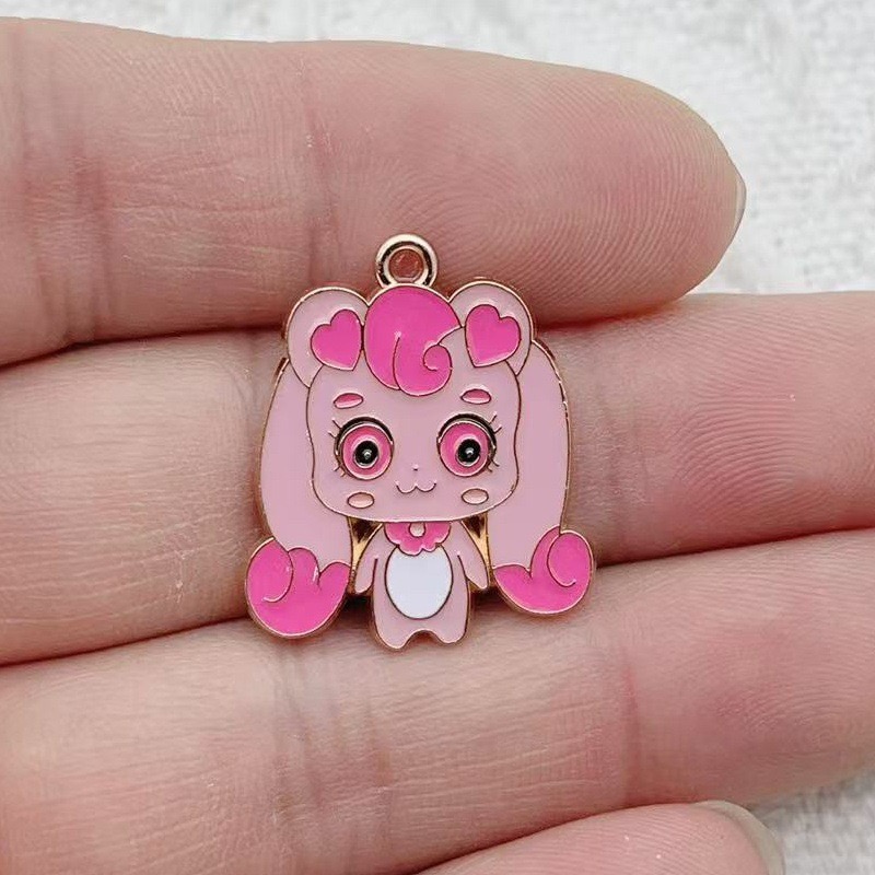 10 個漫画かわいいドリップオイル合金ジュエリーアクセサリー - Jewelry Making Jewelry のレビューと価格