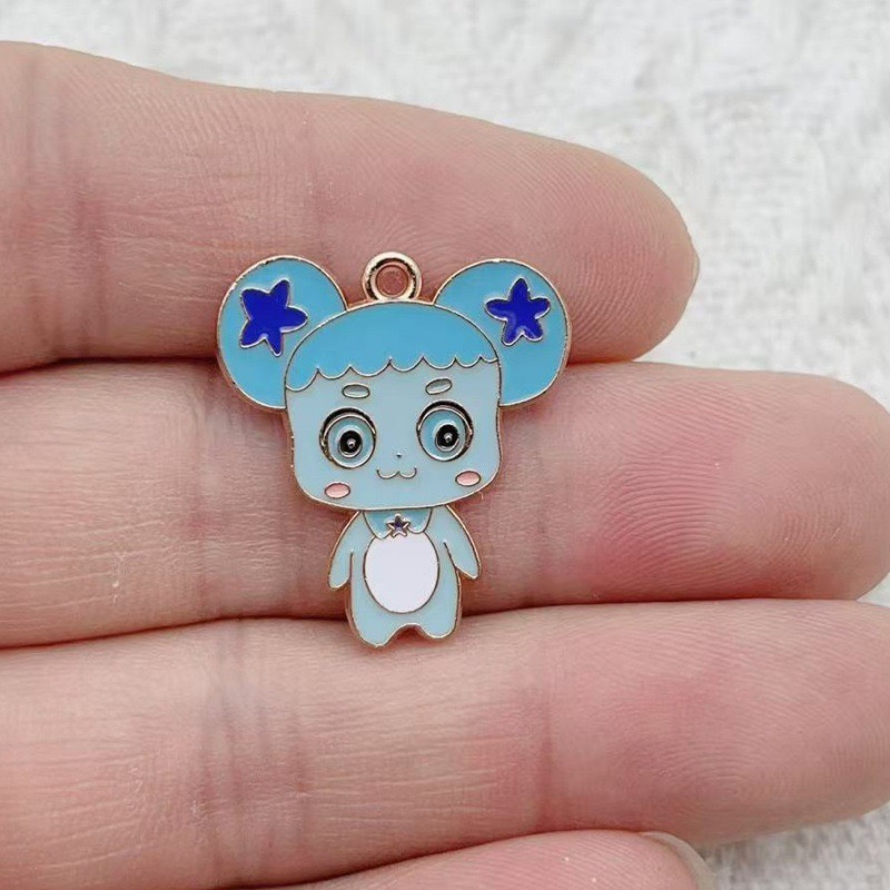 10 個漫画かわいいドリップオイル合金ジュエリーアクセサリー - Jewelry Making Jewelry のレビューと価格