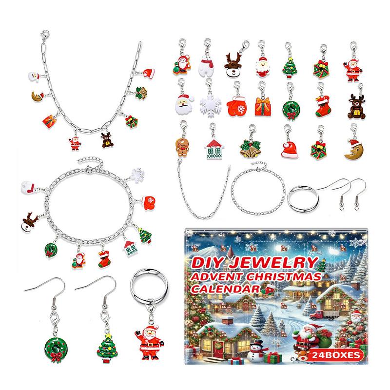 女の子のためのジュエリーカレンダー,ブレスレット作成キット, - Jewelry Making Kits For Kids のレビューと価格