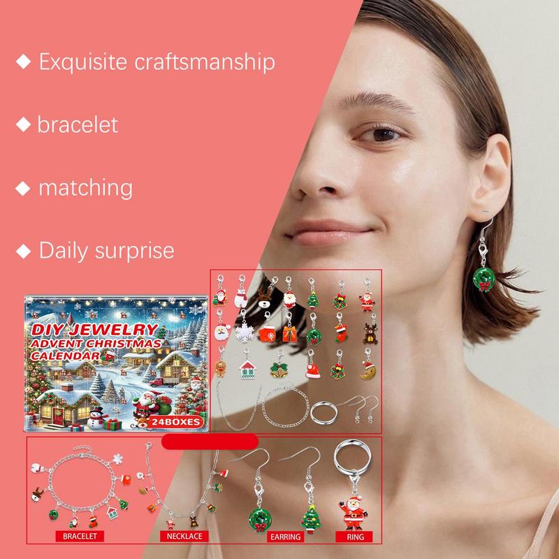 女の子のためのジュエリーカレンダー,ブレスレット作成キット, - Jewelry Making Kits For Kids のレビューと価格
