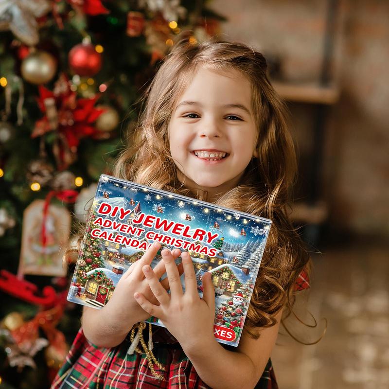 女の子のためのジュエリーカレンダー,ブレスレット作成キット, - Jewelry Making Kits For Kids のレビューと価格