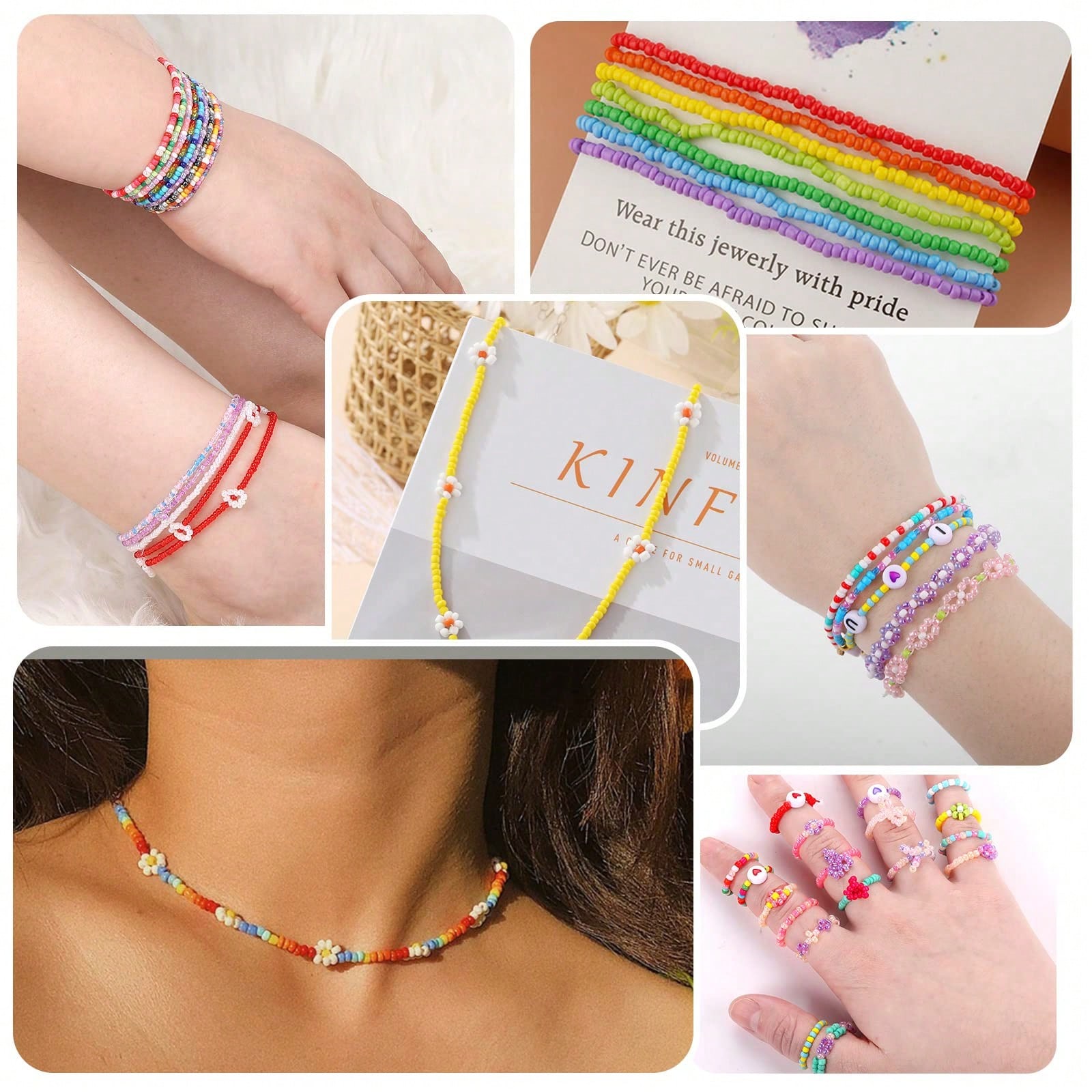 5760個 24グリッドボックス 3mmシードビーズ アルフ - Jewelry Making Kits For Kids のレビューと価格