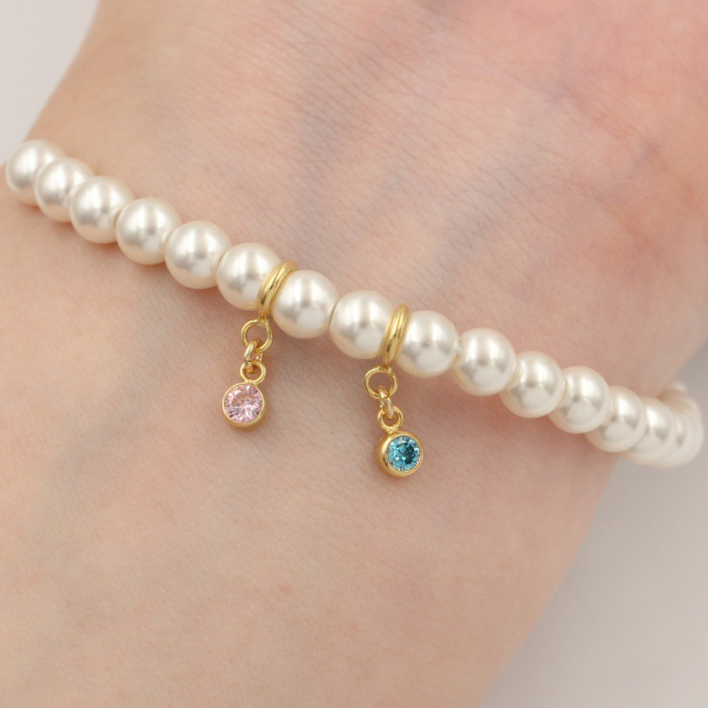14Kゴールドフィルド スプリングリングクラスプ 誕生石CZ - Jewelry Making With Stones のレビューと価格