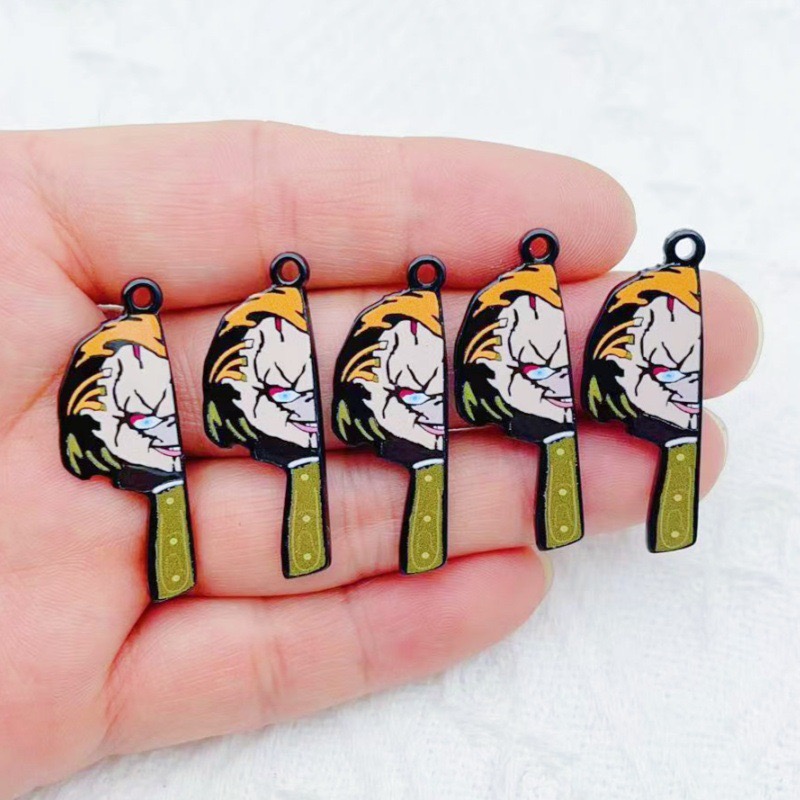 10 個漫画ピエロ面白いカップル片面アクリルジュエリー DI - Jewelry Making Jewelry のレビューと価格