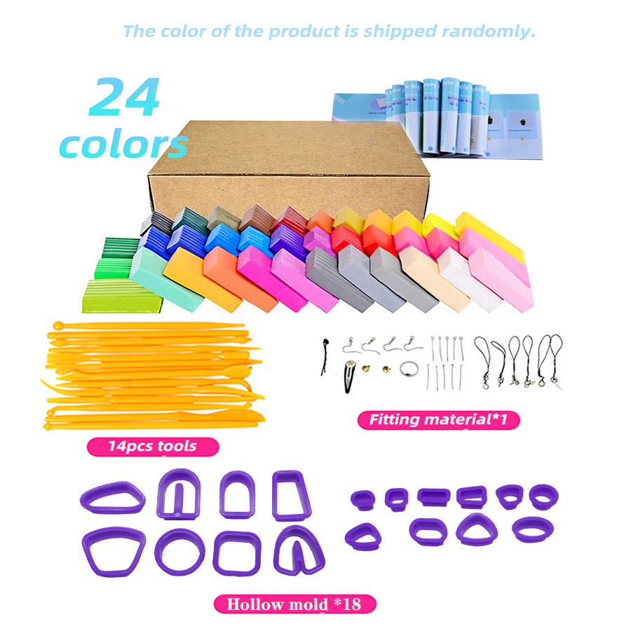 ポリマークレイイヤリング作成キット、18個のツール、24個の - Jewelry Making For Teens のレビューと価格