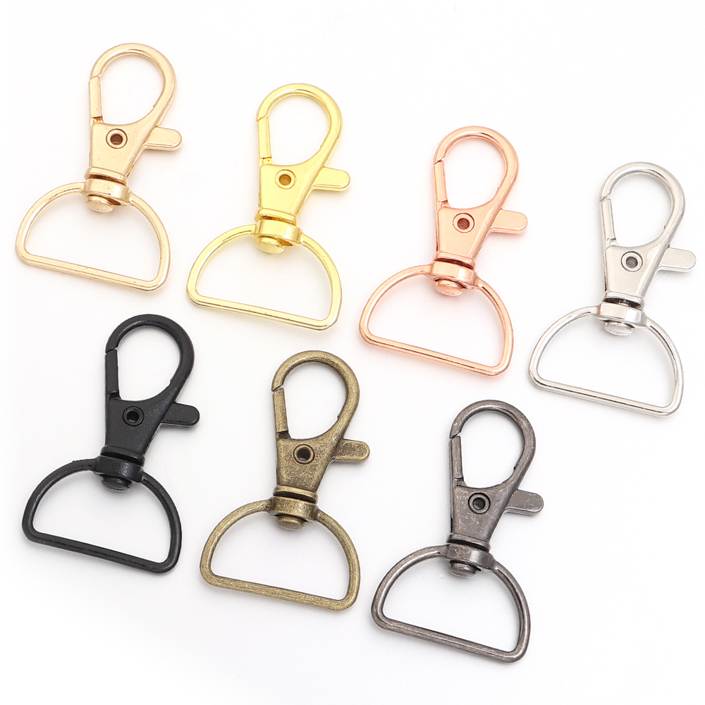 10個/ロット メタルスイベルクラスプ Dリング付き ランヤ - Jewelry Making Name のレビューと価格