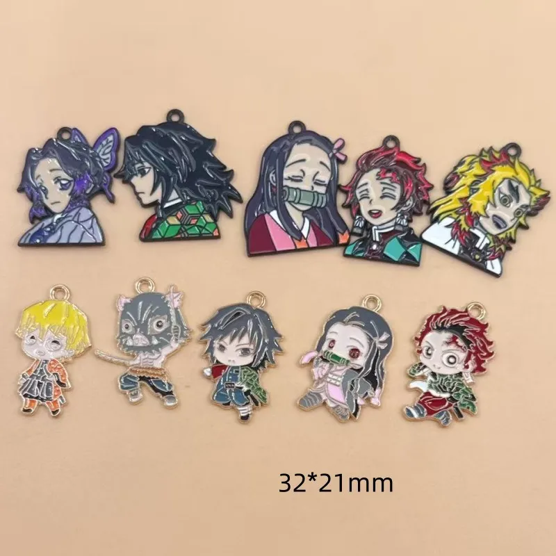 鬼滅の刃 DIY アクセサリー アニメ コスプレ ジュエリー - Jewelry Making Pendants のレビューと価格