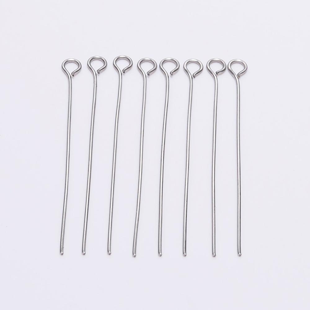 100 個 20 25 30 35 40 45 50 ミリメ - Jewelry Making Eye Pins のレビューと価格