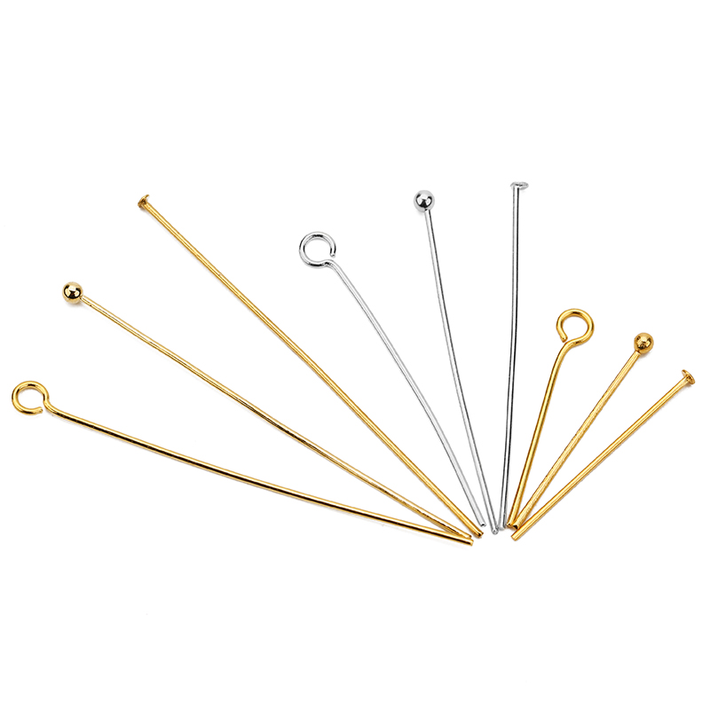 ステンレス鋼のフラットチップ,100個,ネジ,20mm,30 - Jewelry Making Eye Pins のレビューと価格
