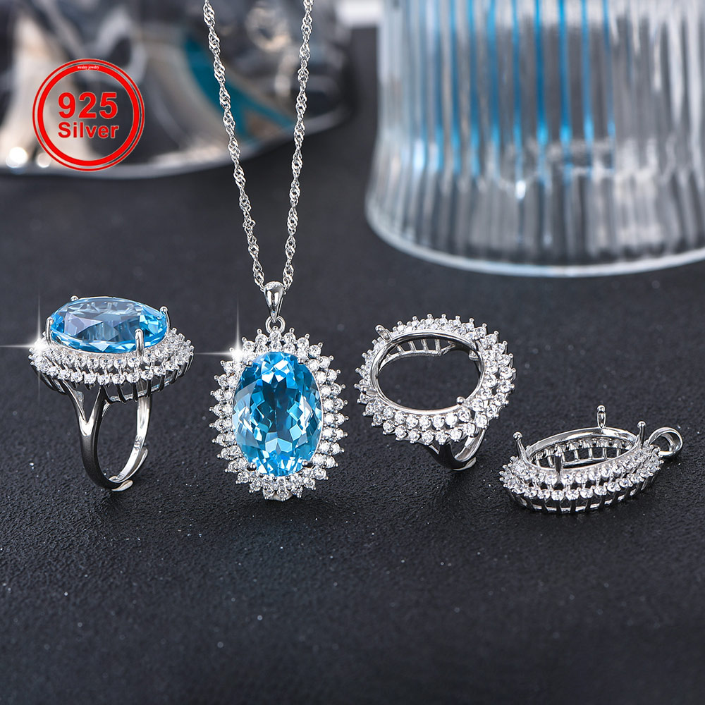 13x18mm S925 スターリングシルバー リング ペン - Jewelry Making With Stones のレビューと価格