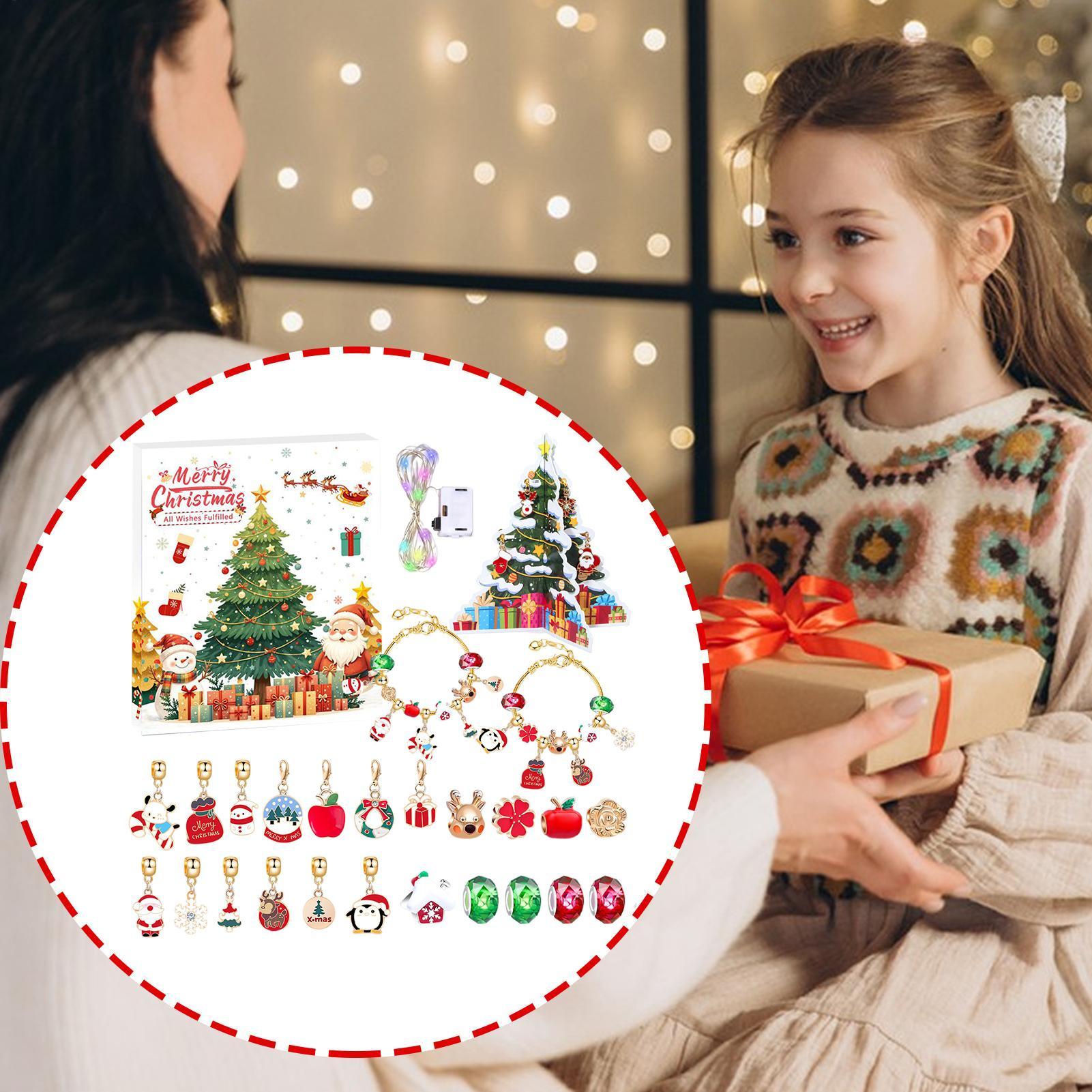カレンダー アドベント チャーム クリスマス カウントダウン - Jewelry Making Kits For Kids のレビューと価格