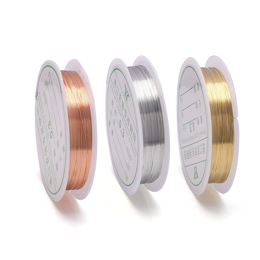 0.2-1mm ジュエリーワイヤー、クラフトワイヤー、変色し - Jewelry Making Wire のレビューと価格