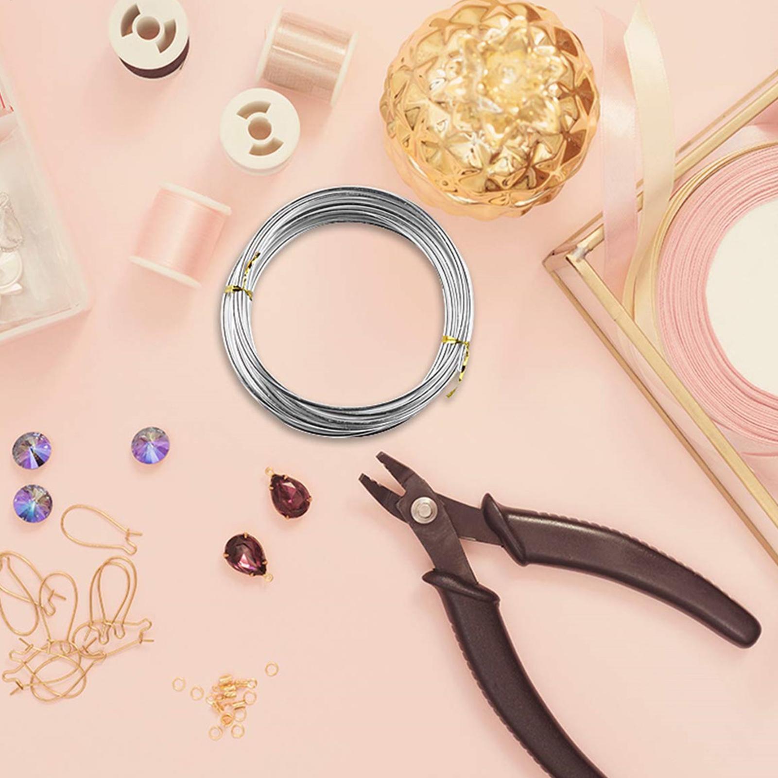曲げ可能なクラフトワイヤー抗フェードソフトシルバーカラー曲げ - Jewelry Making Wire のレビューと価格