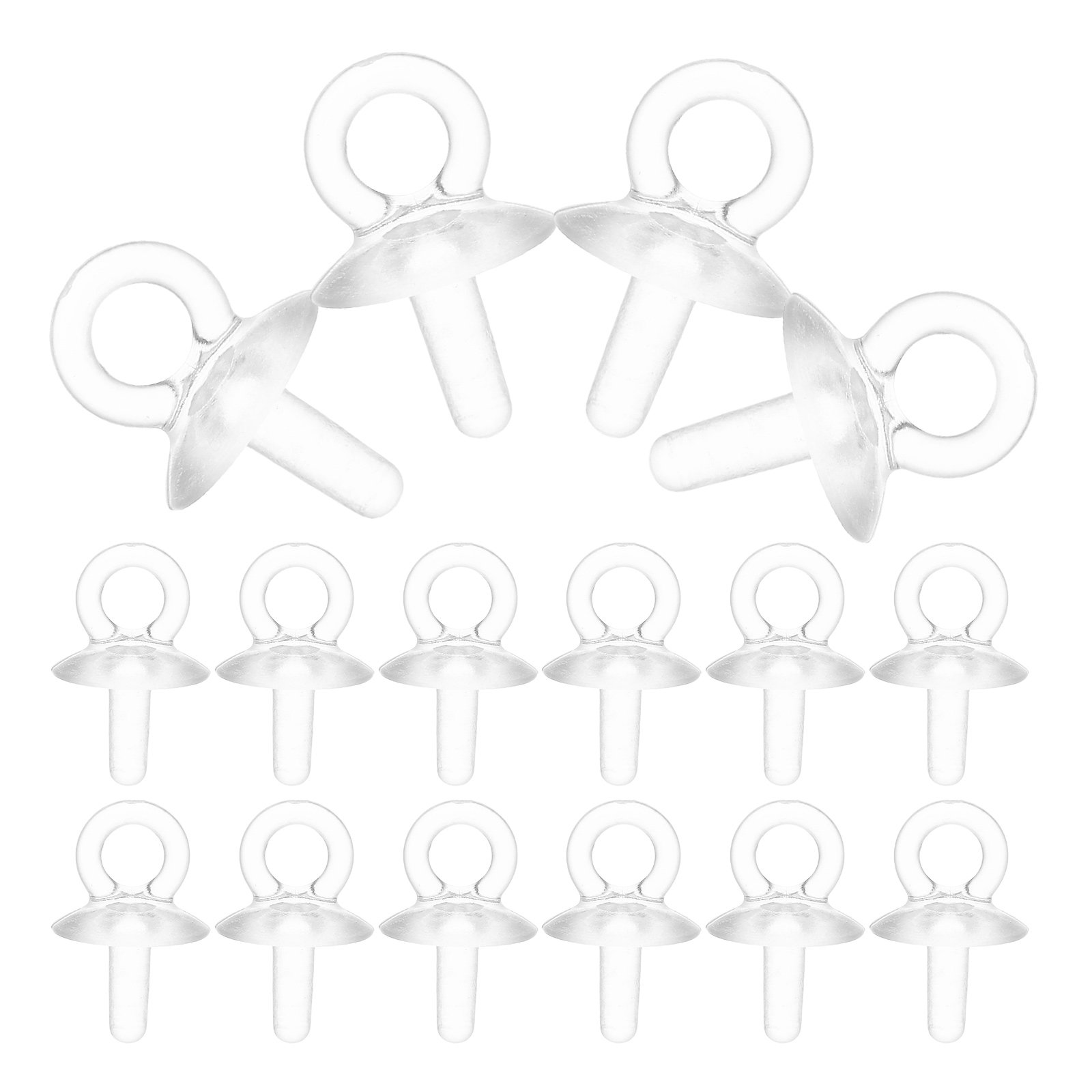 100 個樹脂カップアイピンパールペンダントホルダー DIY - Jewelry Making Eye Pins のレビューと価格