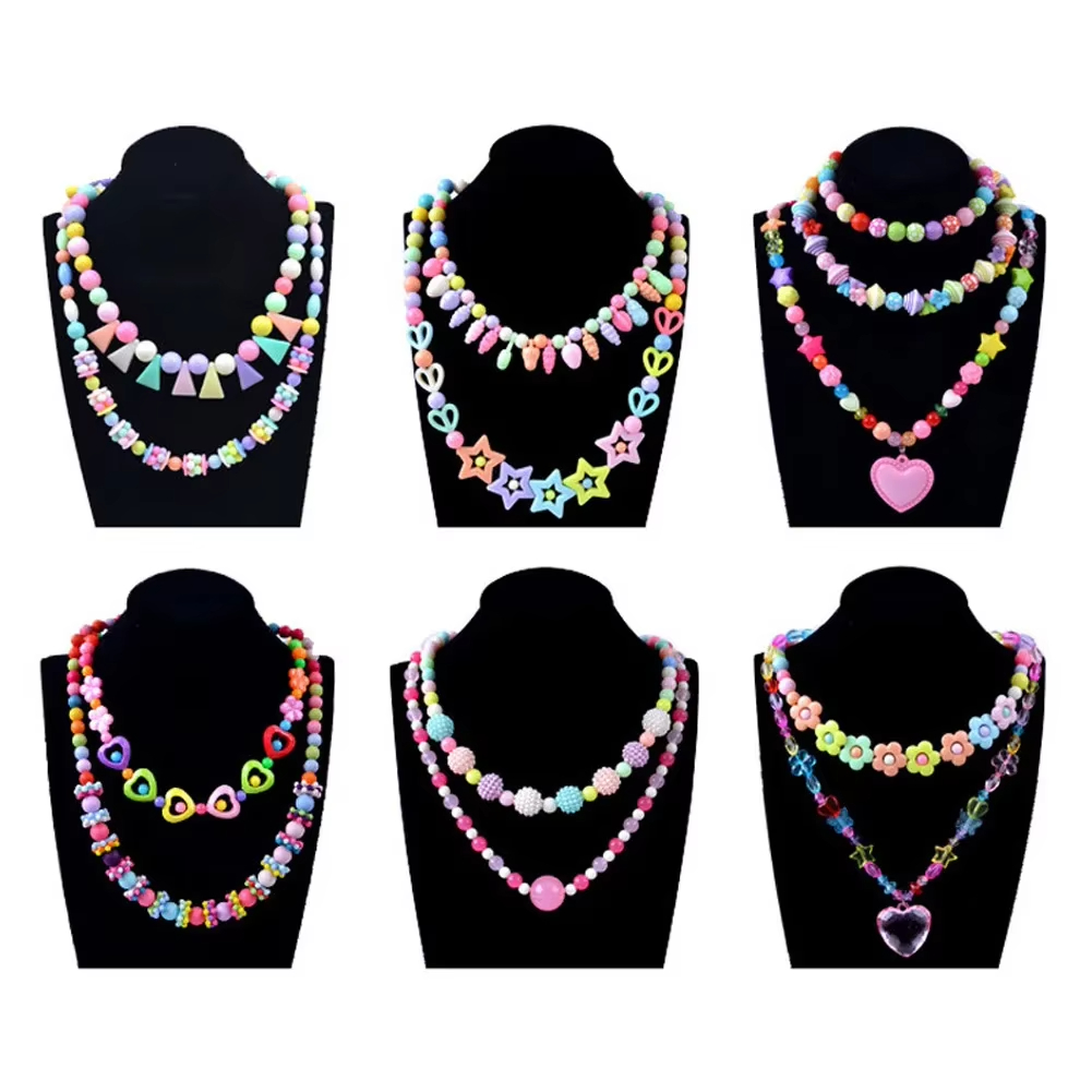 DIY手作りビーズ子供用おもちゃ、創造的なルーススペーサービ - Jewelry Making Kits For Kids のレビューと価格
