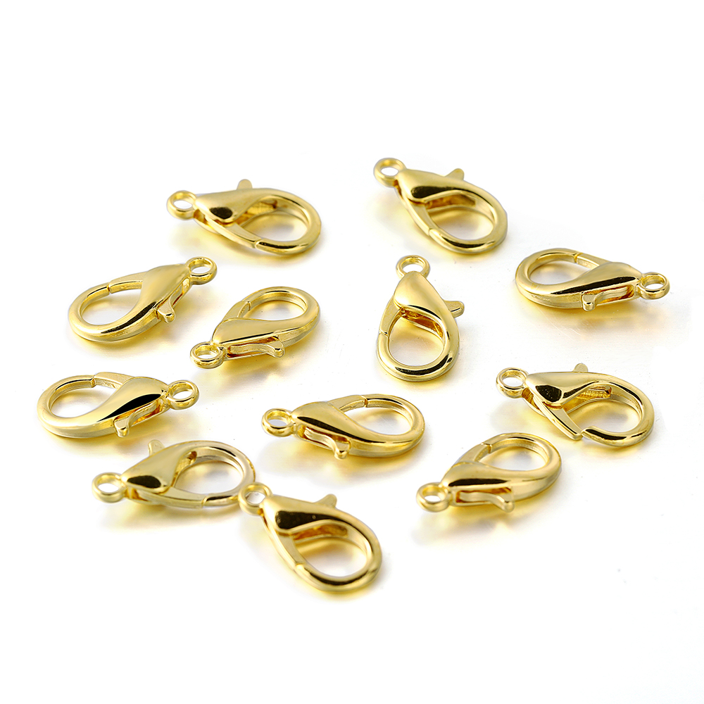 10 個複数サイズのロブスタークラスプブレスレットコネクタネ - Jewelry Making Articles のレビューと価格