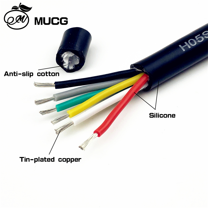 耐熱シリコンワイヤーシースケーブル 2芯 3C 4C 5C  - Wire 22 Gauge Copper のレビューと価格