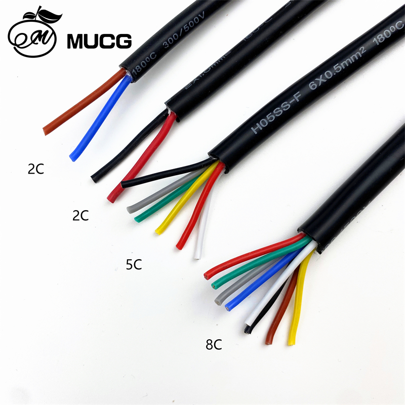 耐熱シリコンワイヤーシースケーブル 2芯 3C 4C 5C  - Wire 22 Gauge Copper のレビューと価格