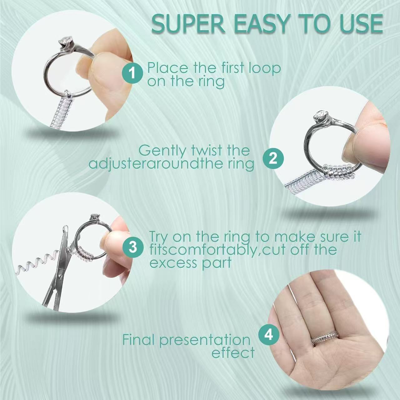6個/ロット ガードタイトナー レデューサー サイズ調整ツー - Jewelry Making Jewelry のレビューと価格